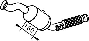 Katalizator DINEX 56339