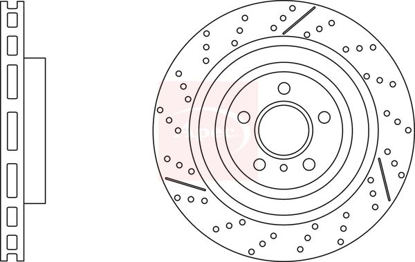 Apec - Rear Brake Disc