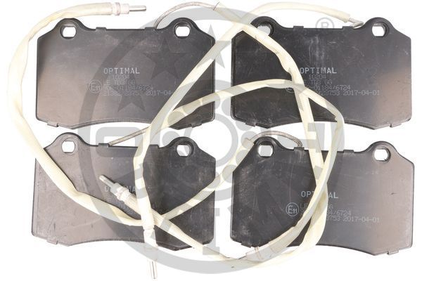 Zestaw klocków hamulcowych, hamulce tarczowe OPTIMAL BP-10204