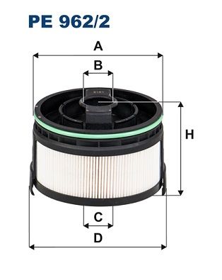 Filtr paliwa FILTRON PE962/2