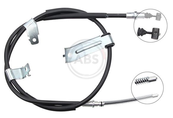 Tažné lanko, parkovací brzda A.B.S. K19009