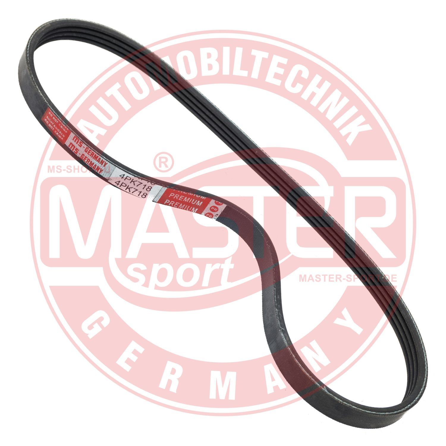 Pasek klinowy wielorowkowy MASTER-SPORT GERMANY 4PK718-PCS-MS