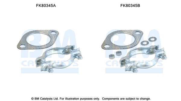 Zestaw montażowy, katalizator BM CATALYSTS FK80345