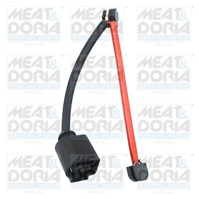 Styk ostrzegawczy, zużycie okładzin hamulcowych MEAT & DORIA 212136