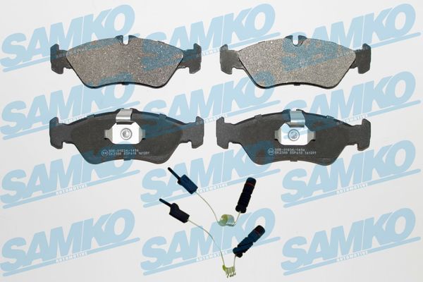 Sada brzdových destiček, kotoučová brzda SAMKO 5SP610A