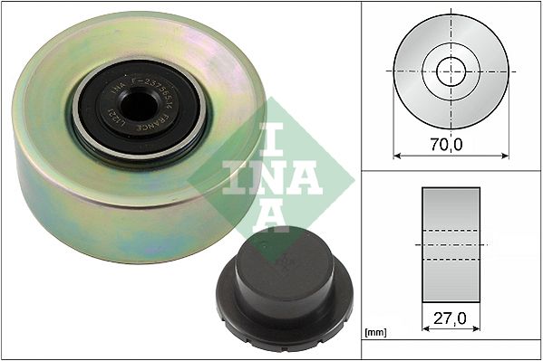 rolka kierunkowa / prowadząca, pasek klinowy zębaty SCHAEFFLER INA 532057910