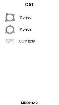 Katalizator FA1 8K0254253JX