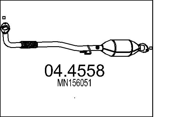 Katalizator MTS 04.4558
