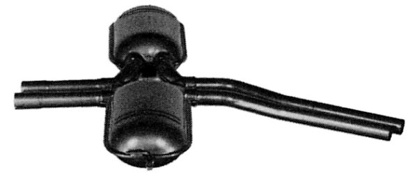 Střední tlumič výfuku IMASAF ME.70.06