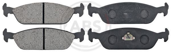 Zestaw klocków hamulcowych, hamulce tarczowe A.B.S. 36684