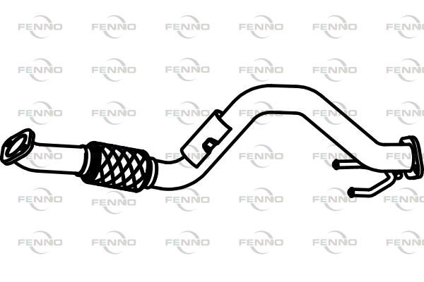 Rura wydechowa FENNO 1K0254305K