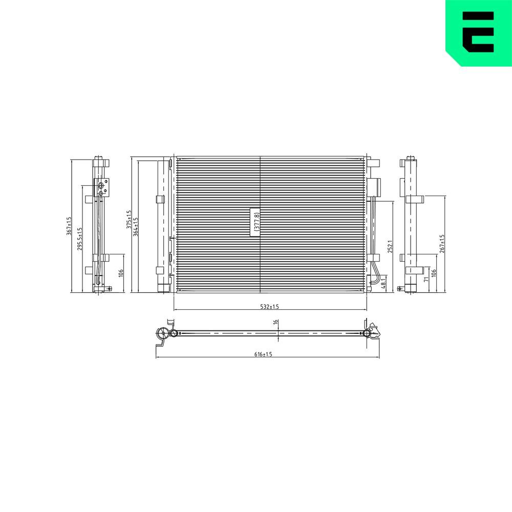 Condensator, climatizare ERA 667337