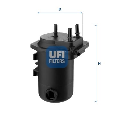 Filtr paliwa UFI 24.052.00
