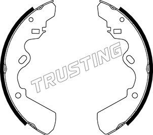 Zestaw szczęk hamulcowych TRUSTING 047.353