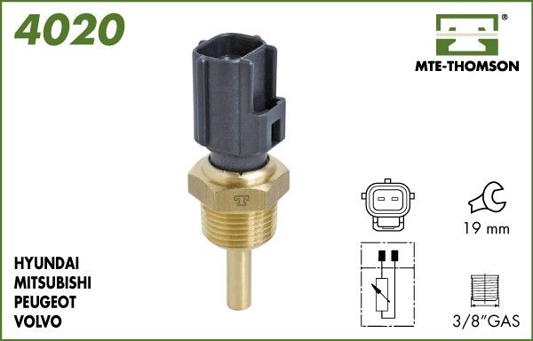 Czujnik, temperatura płynu chłodzącego MTE-THOMSON 4020