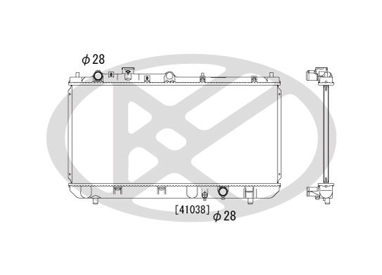 Radiator, racire motor KOYORAD PL060852