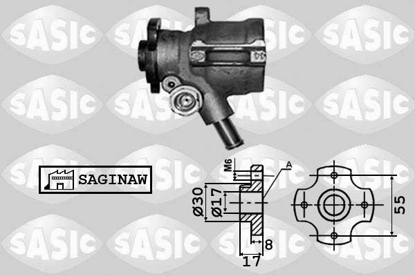 Pompa hydrauliczna, układ kierowniczy SASIC 7070032