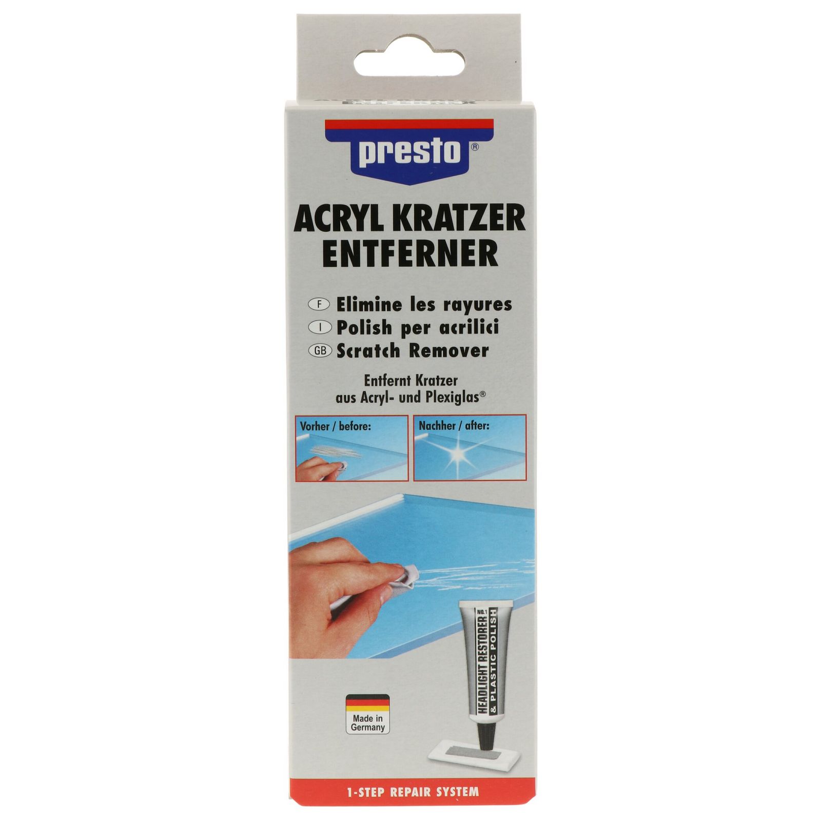 Solutie lustruire PRESTO Acrylic-Scratch-Remover 430114