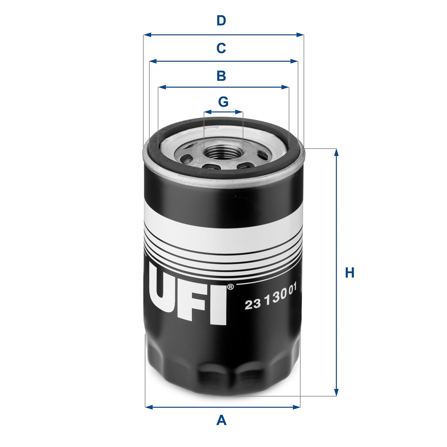 Olejový filter UFI 23.130.01