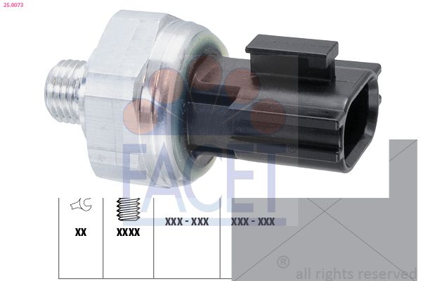 Przełącznik ciśnieniowy, klimatyzacja FACET 25.0073