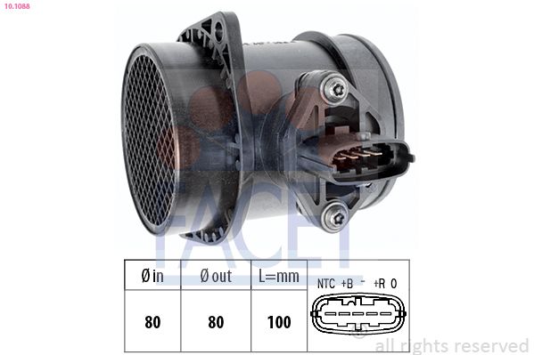Débitmètre de masse d'air