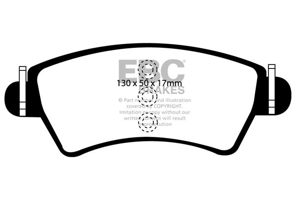 set placute frana,frana disc EBC Brakes DP41234R