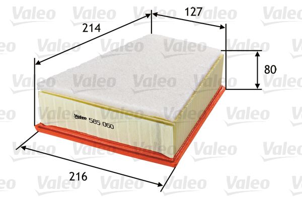 Vzduchový filter VALEO 585060