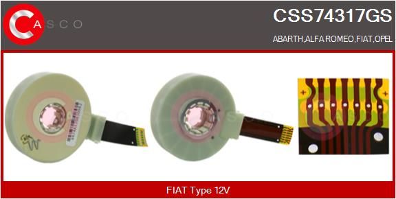 Snímač úhlu rejdu CASCO CSS74317GS
