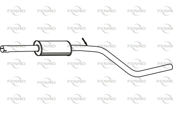 Tłumik środkowy FENNO P19020