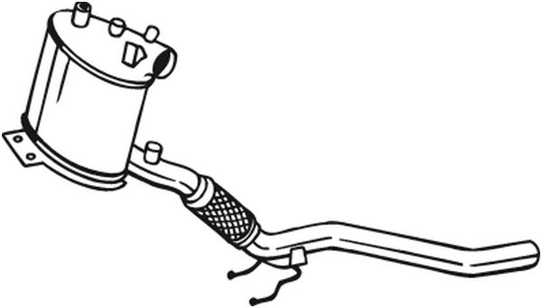 Filtr sadzy / filtr cząstek stałych, układ wydechowy KLOKKERHOLM 3C0254700KX