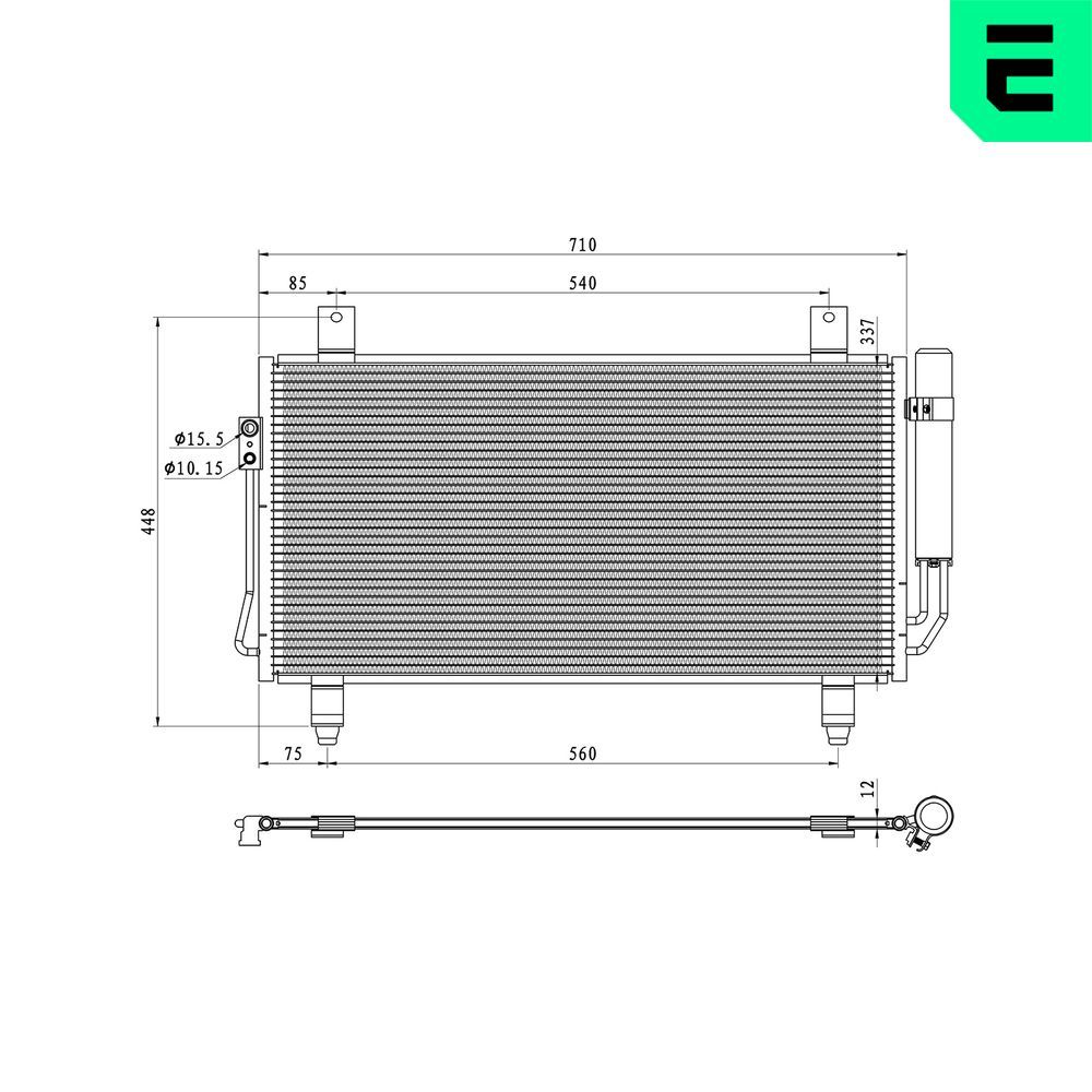 Condensator, climatizare ERA 667460