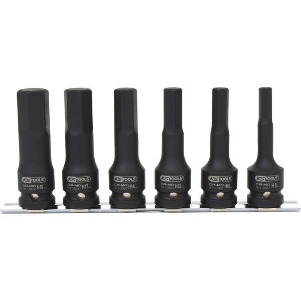 Set capete chei tubulare impact KS TOOLS 515.1104