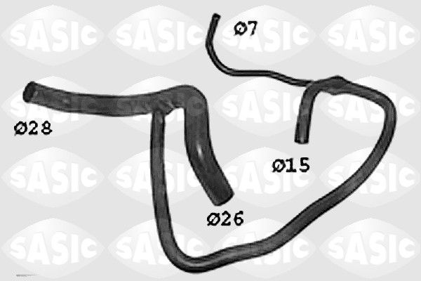 Furtun radiator SASIC SWH6619