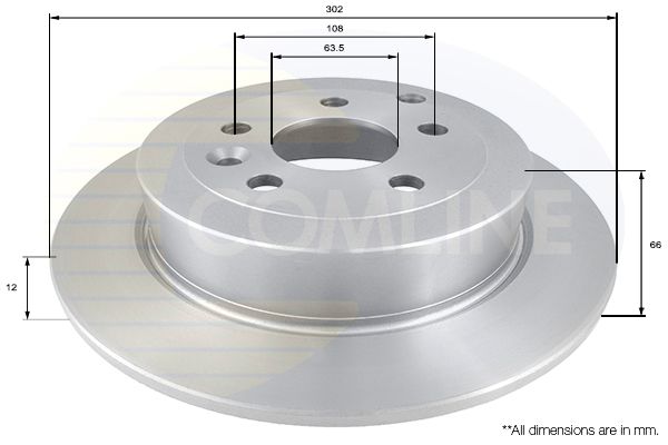 Tarcza hamulcowa COMLINE ADC1326