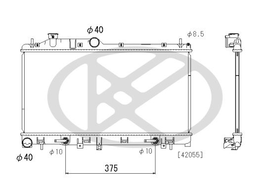 Radiator, racire motor KOYORAD PL093315