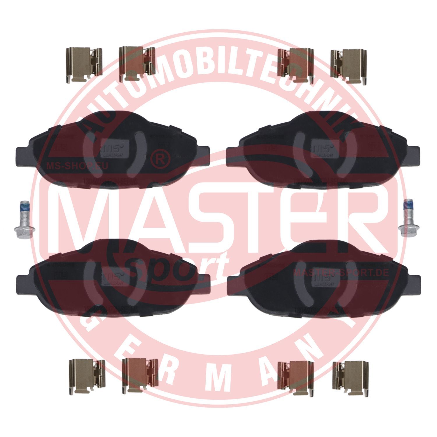 Zestaw klocków hamulcowych, hamulce tarczowe MASTER-SPORT GERMANY 13046038472N-SET-MS
