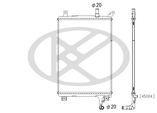 Radiator, racire motor KOYORAD PL333685