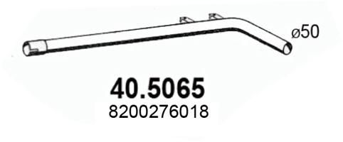 Rura wydechowa ASSO 40.5065