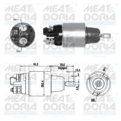 Włącznik elektromagnetyczny, rozrusznik MEAT & DORIA 46265