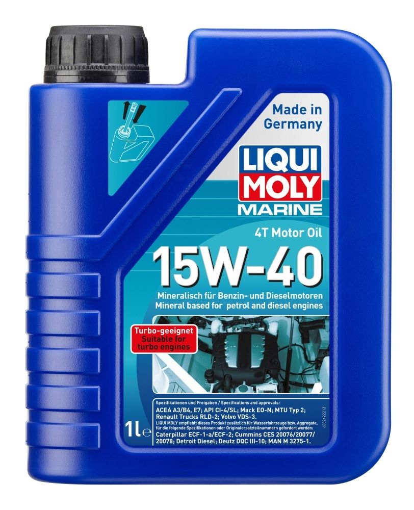 Motorolja LIQUI MOLY Marine 4T Motor Oil 15W-40 1L