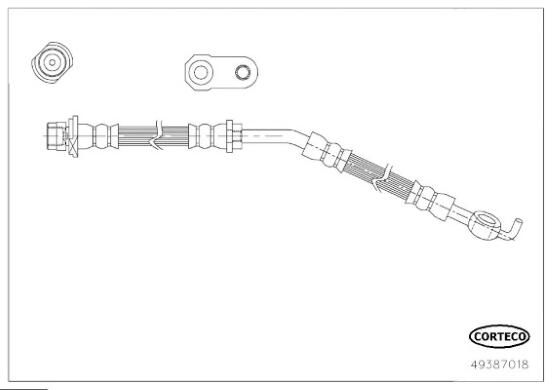 Flexible de frein