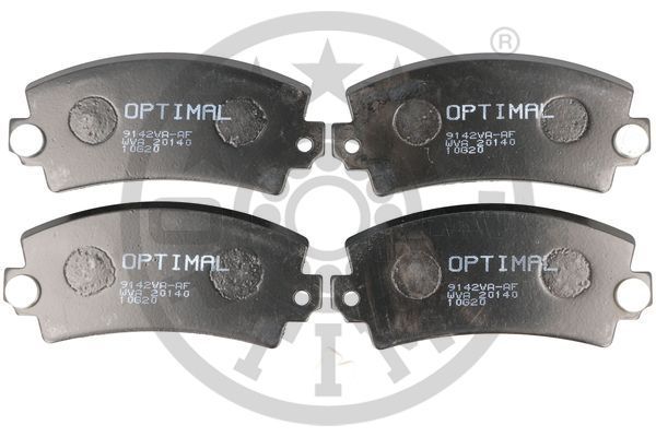 Zestaw klocków hamulcowych, hamulce tarczowe OPTIMAL BP-91423