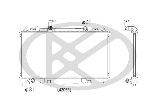 Radiator, racire motor KOYORAD PL061658