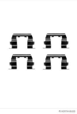 Set accesorii, placute frana HERTH+BUSS JAKOPARTS J3660507
