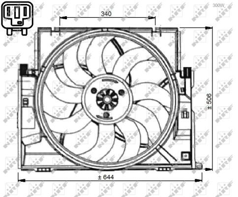 Ventilateur, refroidissement du moteur