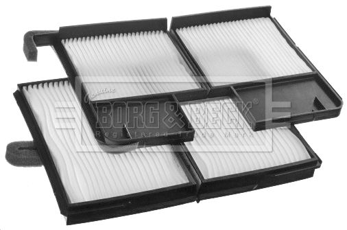 Filtr, wentylacja przestrzeni pasażerskiej BORG & BECK BFC1233