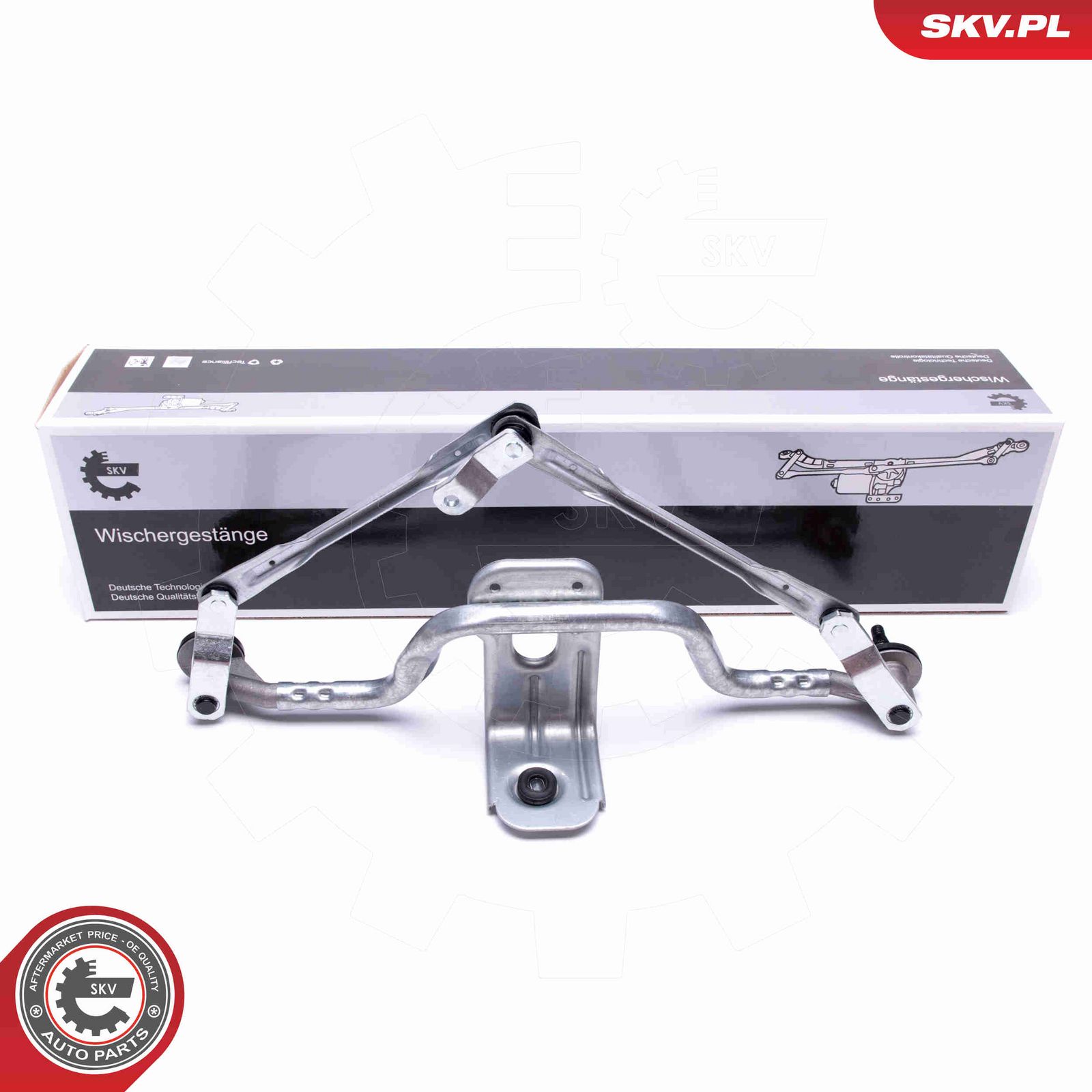 Система тяг и рычагов привода стеклоочистителя