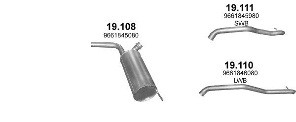 Układ wydechowy POLMO POLMO00245