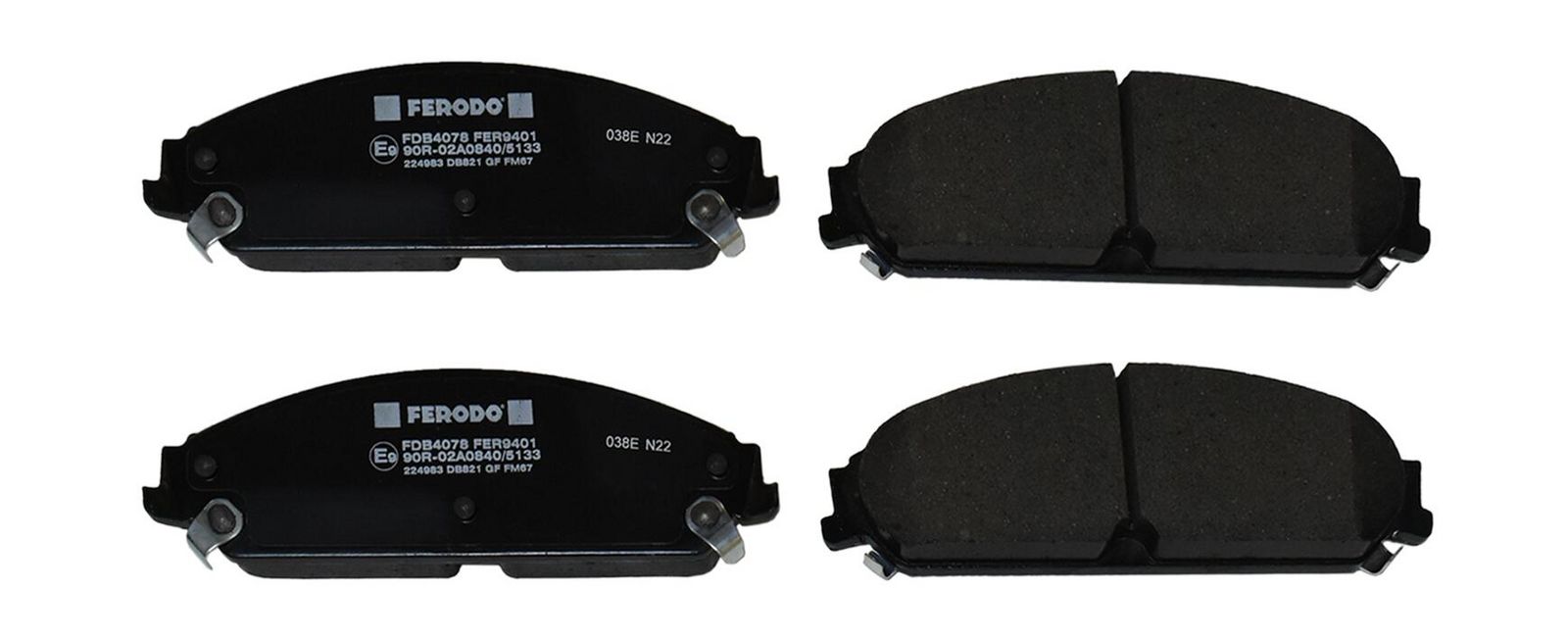 Комплект тормозных колодок, дисковый тормоз