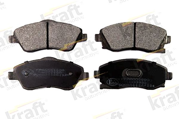 Sada brzdových destiček, kotoučová brzda KRAFT AUTOMOTIVE 6001690